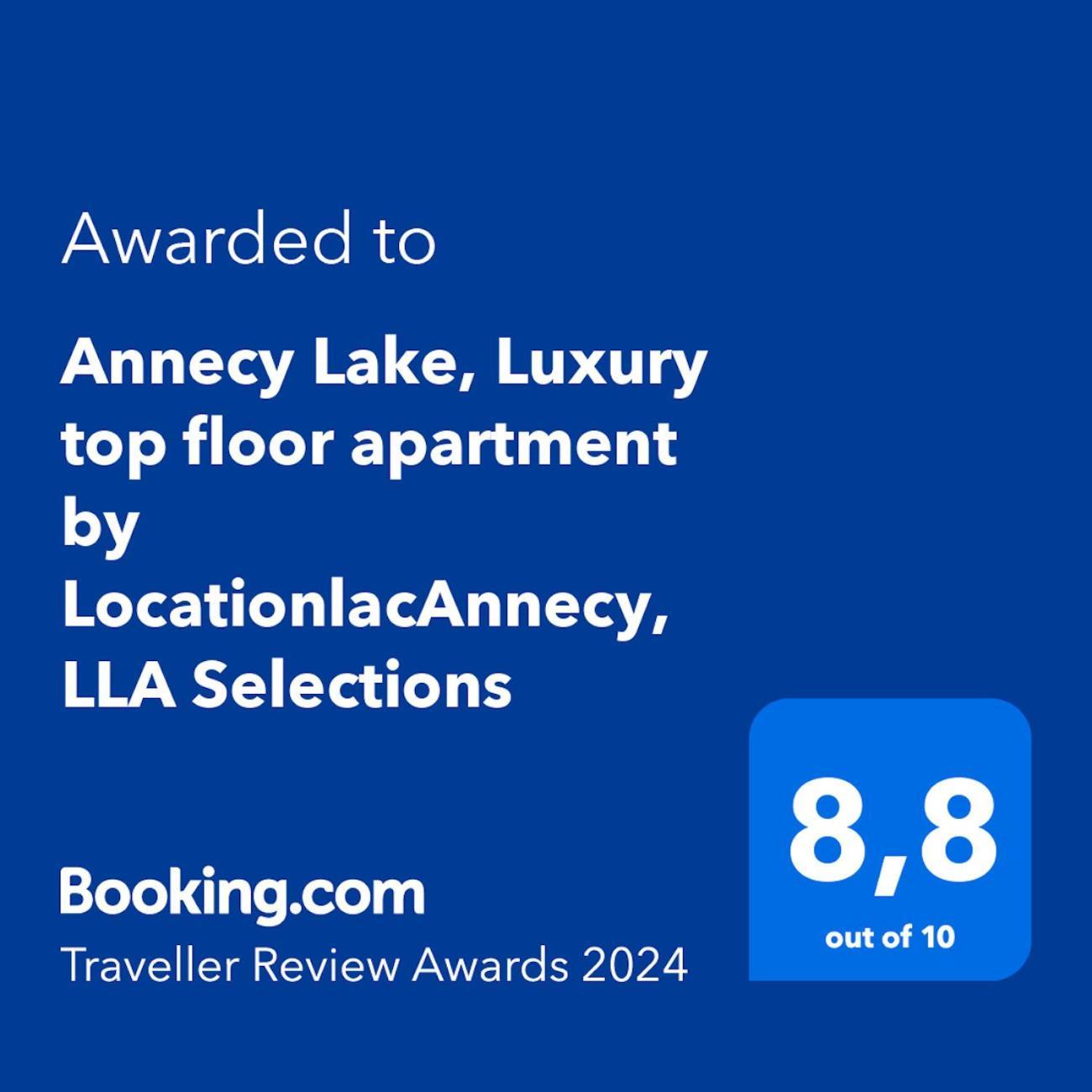 Annecy Lake, Luxury Top Floor Apartment - Lla Selections By Location Lac 안시 외부 사진
